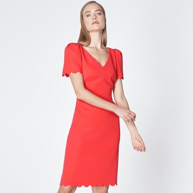 LK Bennett Enid Dress, Orange