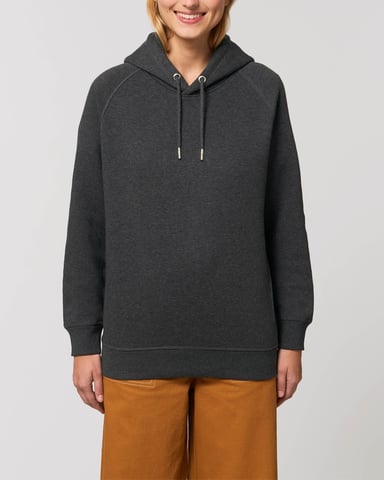 Zazen Unisex Side Pocket Hoodie in Grey