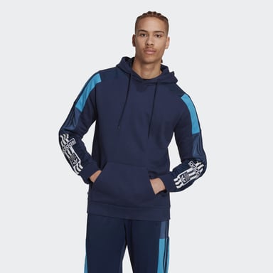 Sweat capuche Adicolor adidas Originals Pour Homme en Indigo