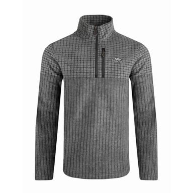 Weird Fish - "Longmont" Fleece-Oberteil mit kurzem Reißverschluss für Herren (Marineblau)