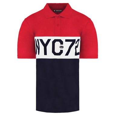 Ecko unltd. Premium Herren Navy/Red Polo Shirt
