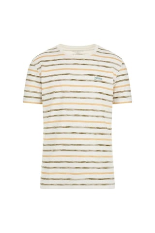 Striped Tee White