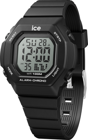 Ice Watch Ice Digit Ultra - Black Schwarz Unisex Armbanduhr 022094 -