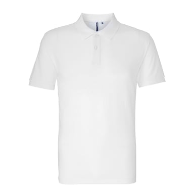 Asquith & Fox Herren-Poloshirt mit kurzen Ärmeln (Weiß)