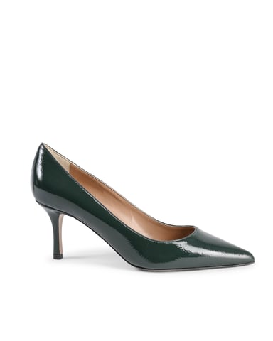 V Italia Damenpumps Ines65 Naplack Verde Bottiglia