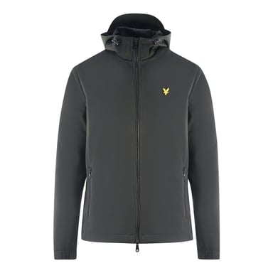 Lyle & Scott Textur Shell Schwarz Jacke