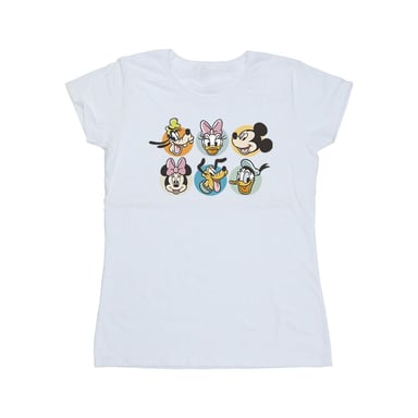 Disney - "Mickey Mouse and Friends" T-Shirt für Damen (Weiß)