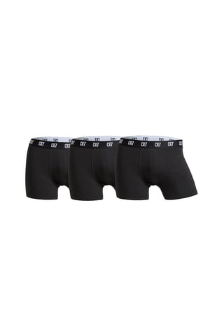 Organic Cotton 3-Pack Black Men's Trunk