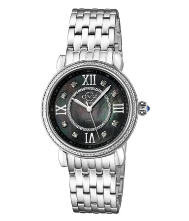 GV2 Womens Swiss Quartz Diamonds Marsala Armbanduhr