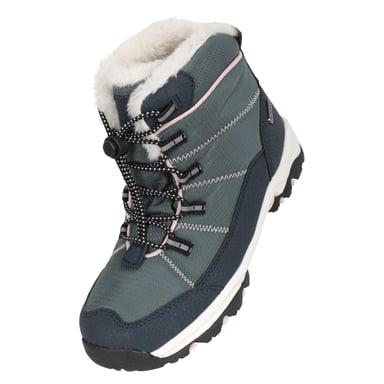 Mountain Warehouse Childrens/Kids Comet Wasserdichte Schneestiefel (Grün)