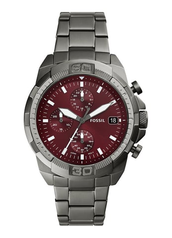 Fossil Bronson Grau Herren Armbanduhr FS6017