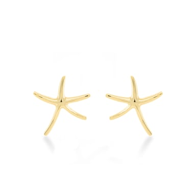 Luxenter Amiri Ohrringe aus 18 Karat Gelbgold