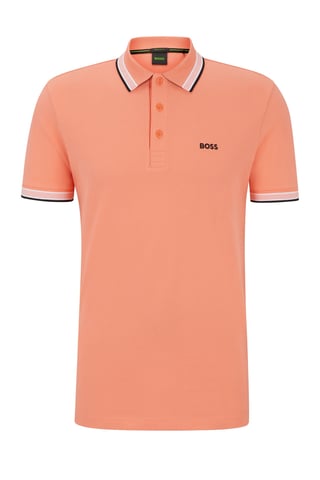 Boss Paddy Polo Shirt Open Red