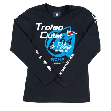 Langärmliges Kinder-T-Shirt mit Rundhalsausschnitt 44743941