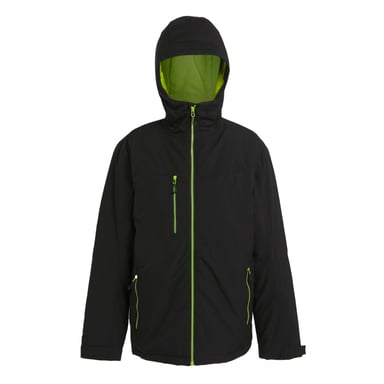 Regatta - "Navigate" Jacke, wasserfest für Herren (Schwarz/Limone)