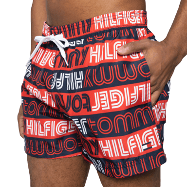 Badehose Tommy Jeans Herren Logo-Motiv