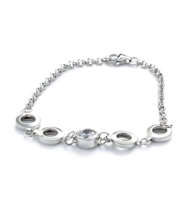 Orphelia Damen-Armband aus 925er Sterlingsilber – Silber ZA-1008
