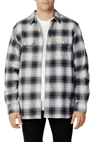 Levi's Men's Shirt In Black/White