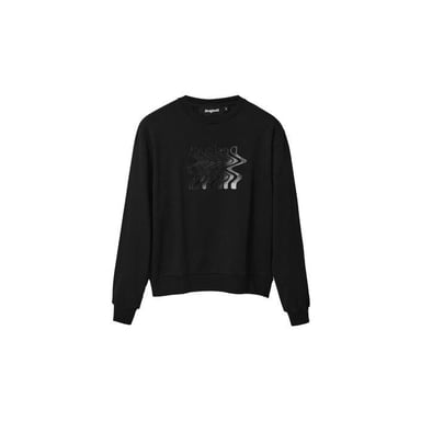 Desigual Women's Sweatshirt In Black
