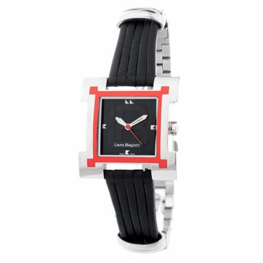 Laura Biagiotti Unisex-Uhr Quartz Silber Orange