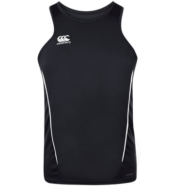 Canterbury Mens Team Dry Moisture Wicking Singlet Vest