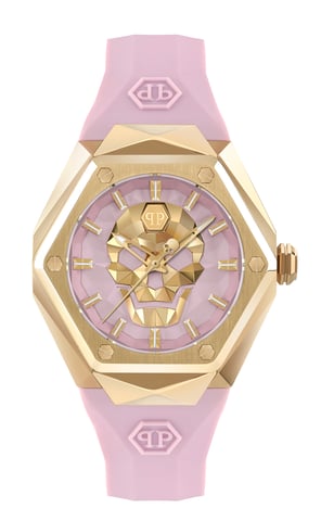 Philipp Plein $kull Stacheln Damen Pink Uhr PWADA0124