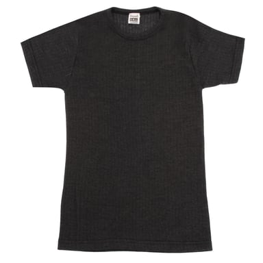 FLOSO Unisex Childrens/Kids Thermal Underwear Kurzarm T-Shirt/Top (Charcoal)