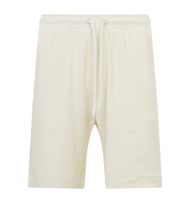 BOSS Cotton Terry Shorts - Ecru