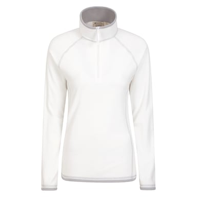 Mountain Warehouse - "Montana" Fleece-Oberteil mit halbem Reißverschluss für Damen (Beige)
