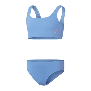 Girl's Speedo Textured Bikini in Blue