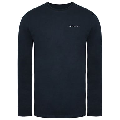 BoxRaw Text Logo Herren-Oberteil in Anthrazit