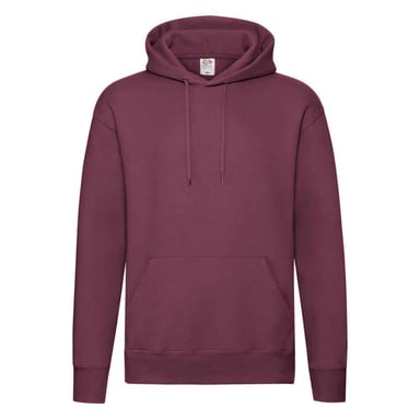 Fruit of the Loom - "Premium" Kapuzenpullover für Herren (Burgunderrot)
