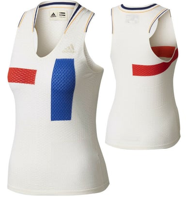 Adidas x Pharrell Williams NY CB Damen weißes Tank Top