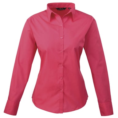 Premier - Bluse für Damen Langärmlig (Hot Pink)