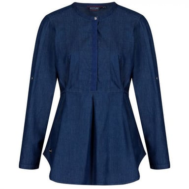 Regatta Damen Bluse Maladee mit langen Ärmeln, hinten zum Binden (Chambray)