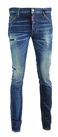 Dsquared2 Cool Guy Jean Bleu Jean Effet Peinture