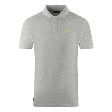 Aquascutum Markenlogo Einfarbig Grau Poloshirt