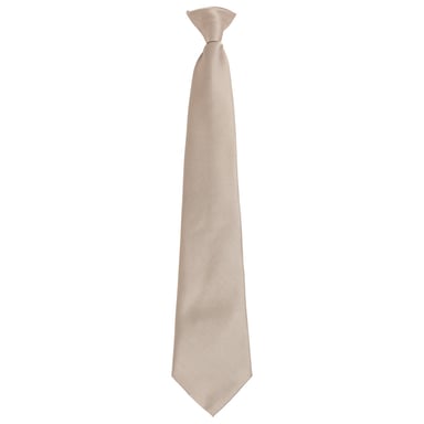 Premier - "Colours Fashion" Krawatte Zum Anklemmen für Herren/Damen Unisex (Khaki)