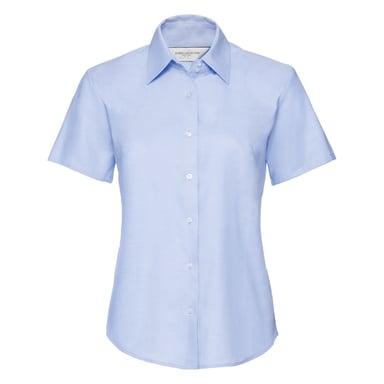 Russell Collection - Bluse mit kurzen Ärmeln - Damen (Hellblau)