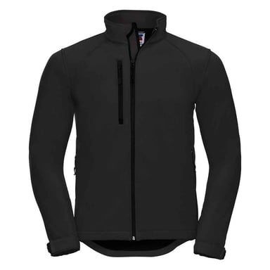 Russell - Softshelljacke für Herren (Schwarz)