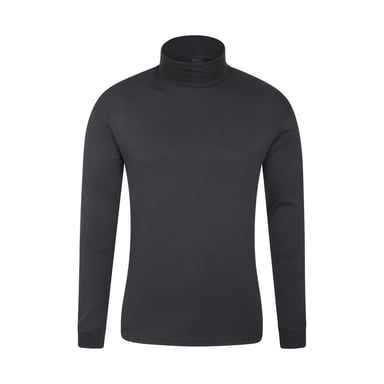 Mountain Warehouse Herren Meribel Baumwolle Thermal Top (Schwarz)