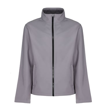 Regatta Herren Ablaze druckbare Softshell-Jacke (Rock Grey/Schwarz)