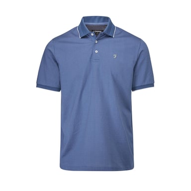 Farah - "Ferris" Poloshirt für Herren (Blau/Weiß)