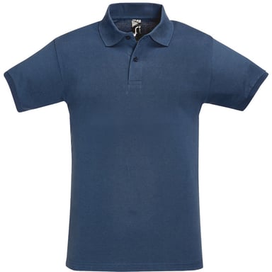 SOLS Herren Perfect Pique Kurzarm-Poloshirt (Denim)