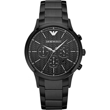 Emporio Armani Renato Schwarz Herren Armbanduhr AR2485