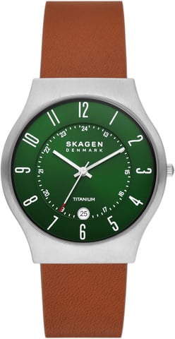 Skagen Sundby Titanium Braun Herren Armbanduhr SKW6908
