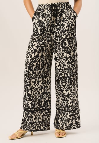Hose mit weitem Bein und Ikat-Druck