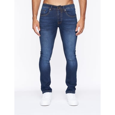 Crosshatch - "Buraca" Jeans für Herren (Dunkle Waschung)