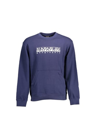 Napapijri Herren Blauer Baumwollpullover