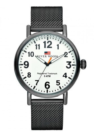 River Woods Sacramento Schwarz Herren Armbanduhr RW420009